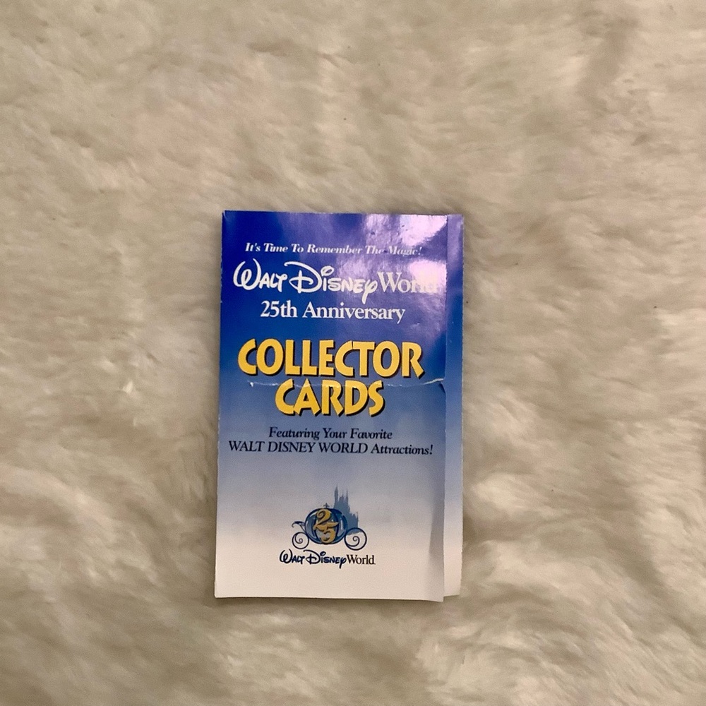 ⭐️ Walt Disney World 25th Anniversary Collector Cards ⭐️